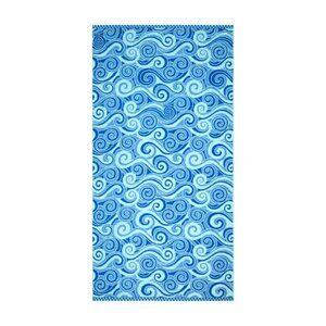 Blue Waves Beach Towel, Size 72" x 36"
